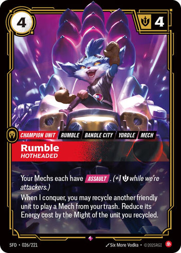 Rumble - Hotheaded