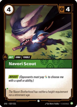 Navori Scout (037/221) - Spiritforged Foil