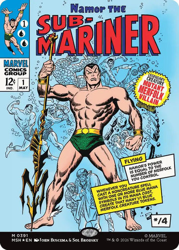 Namor The Sub-Mariner (Borderless)