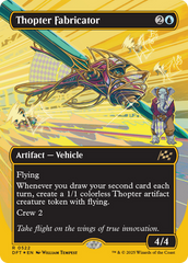 Thopter Fabricator (Borderless) (First-Place Foil) (DFT-522) - Aetherdrift Foil