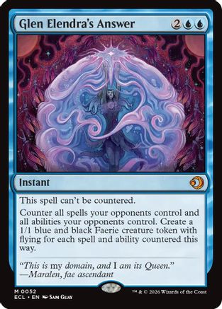 Glen Elendra's Answer (ECL-052) - Lorwyn Eclipsed Foil
