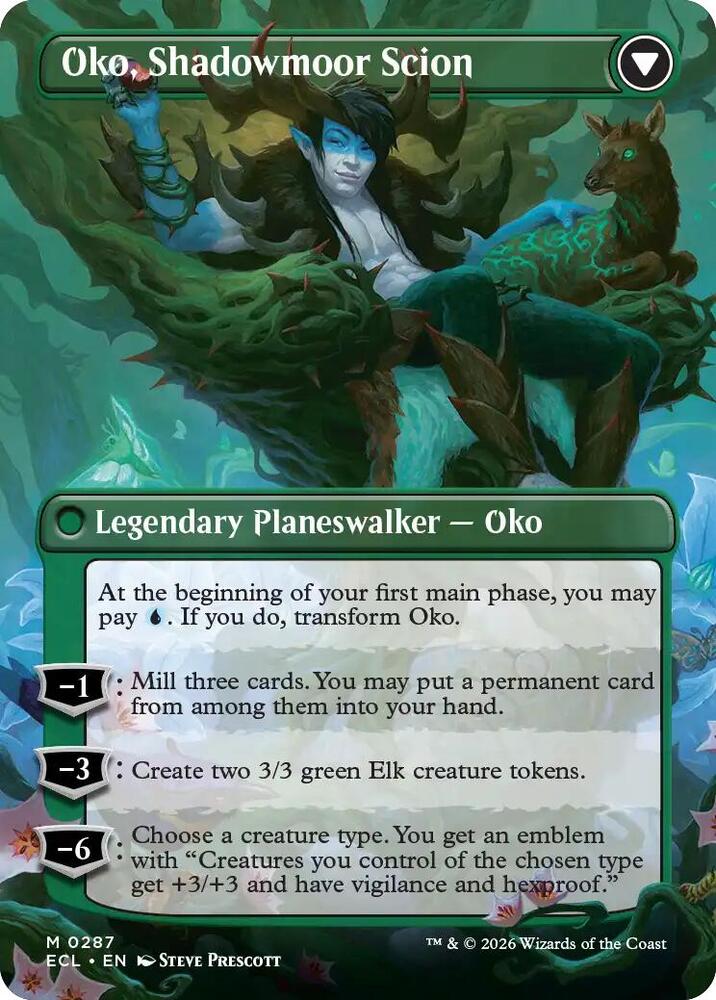 Oko, Lorwyn Liege (Borderless) (Back)