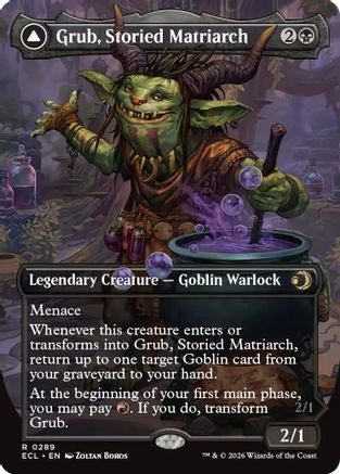 Grub, Storied Matriarch (Borderless) (ECL-289) - Lorwyn Eclipsed Foil