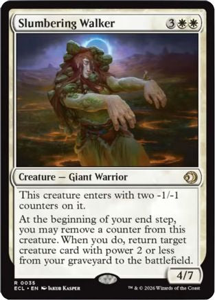 Slumbering Walker (ECL-035) - Lorwyn Eclipsed Foil