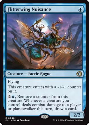 Flitterwing Nuisance (ECL-048) - Lorwyn Eclipsed Foil