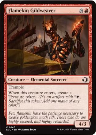 Flamekin Gildweaver (ECL-140) - Lorwyn Eclipsed Foil