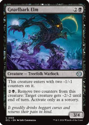 Gnarlbark Elm (ECL-103) - Lorwyn Eclipsed Foil