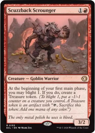 Scuzzback Scrounger (ECL-153) - Lorwyn Eclipsed Foil