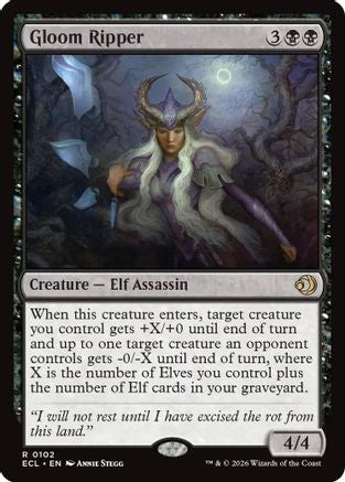 Gloom Ripper (ECL-102) - Lorwyn Eclipsed Foil