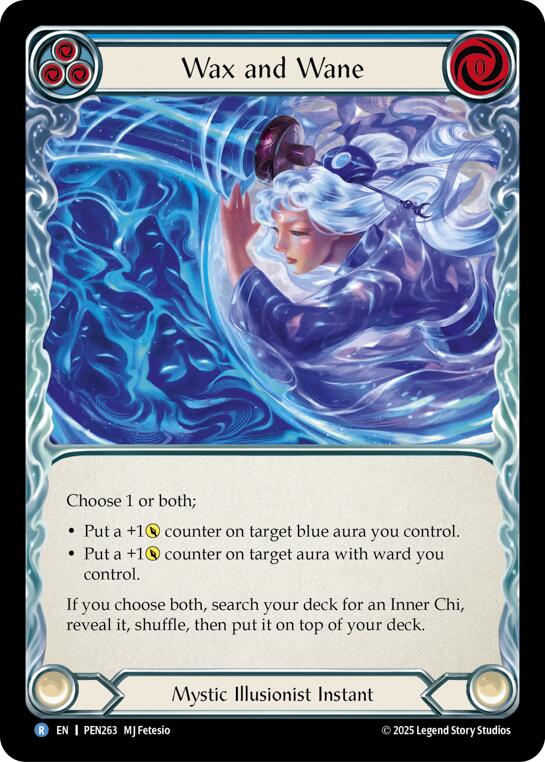 Wax And Wane (Blue)
