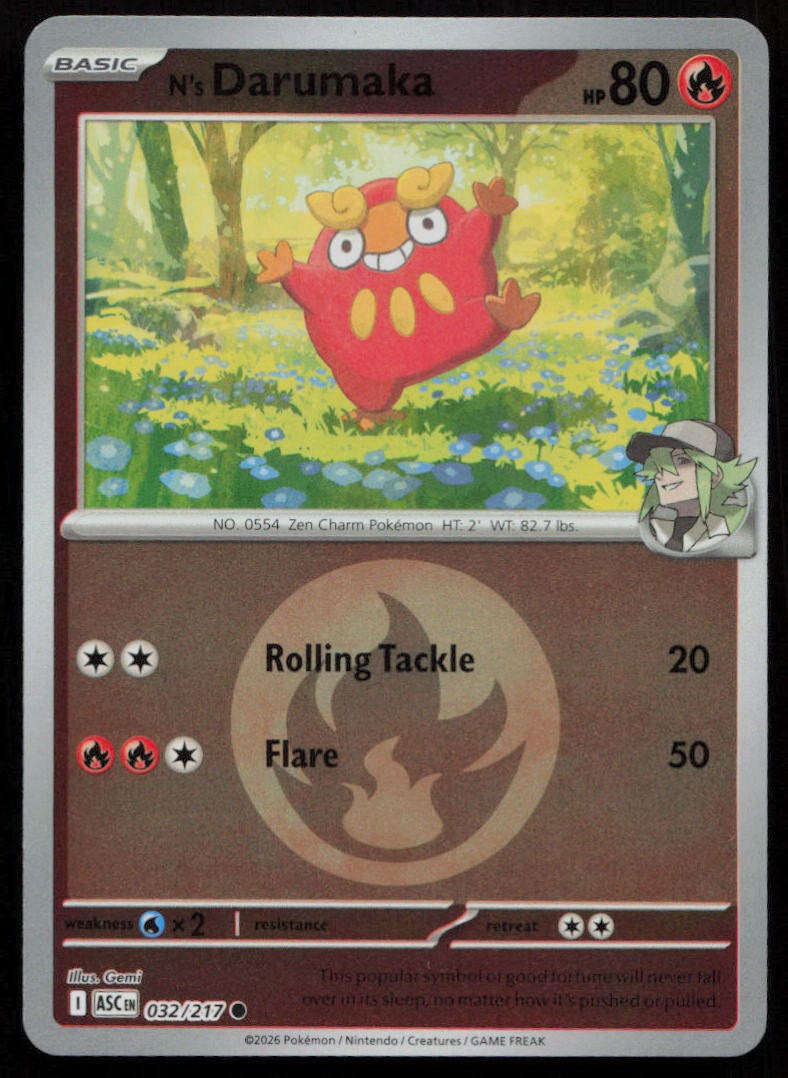 N's Darumaka (Energy Symbol Pattern)