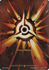Fury Rune (Alternate Art) (R01a) - Spiritforged Foil