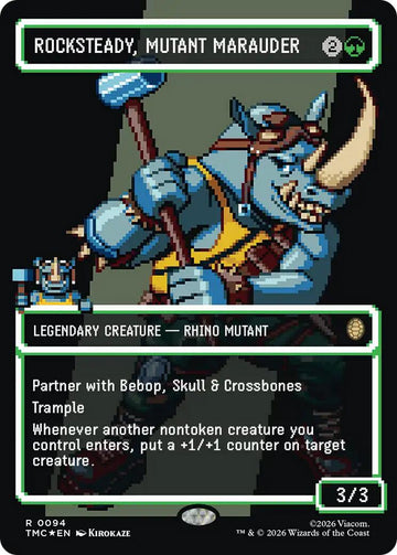 Rocksteady, Mutant Marauder (Borderless) (Surge Foil)
