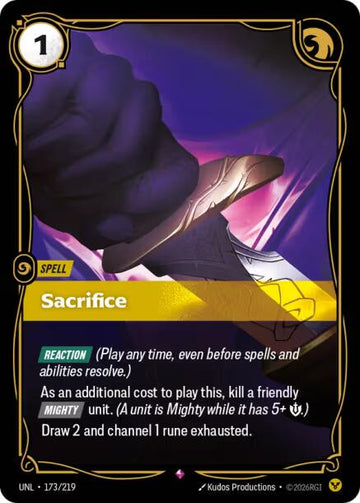 Sacrifice