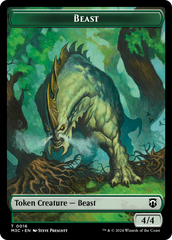 Beast (TM3C-016) - Modern Horizons 3 Commander Tokens