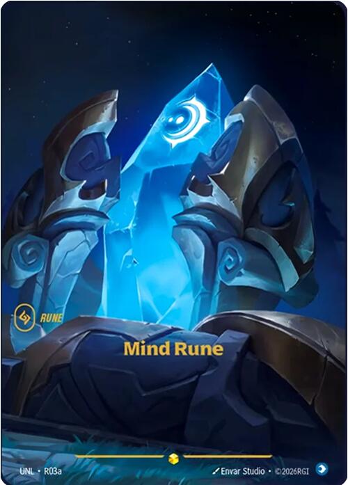 Mind Rune (R03a) (UNL - R03a) - Unleashed - Showcase - Foil