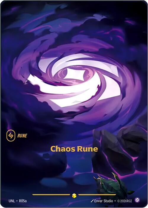 Chaos Rune (R05a) (UNL - R05a) - Unleashed - Showcase - Foil