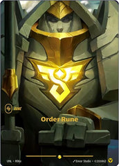 Order Rune (R06a) (UNL - R06a) - Unleashed - Showcase - Foil