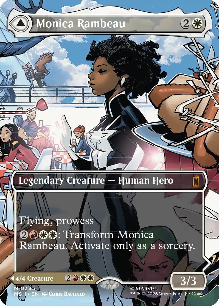 Monica Rambeau (Borderless) (0345) (MSH - 345) - Marvel Super Heroes - Mythic - Normal