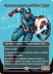 Captain America, Super-Soldier (Borderless) (0352) (MSH - 352) - Marvel Super Heroes - Mythic - Normal
