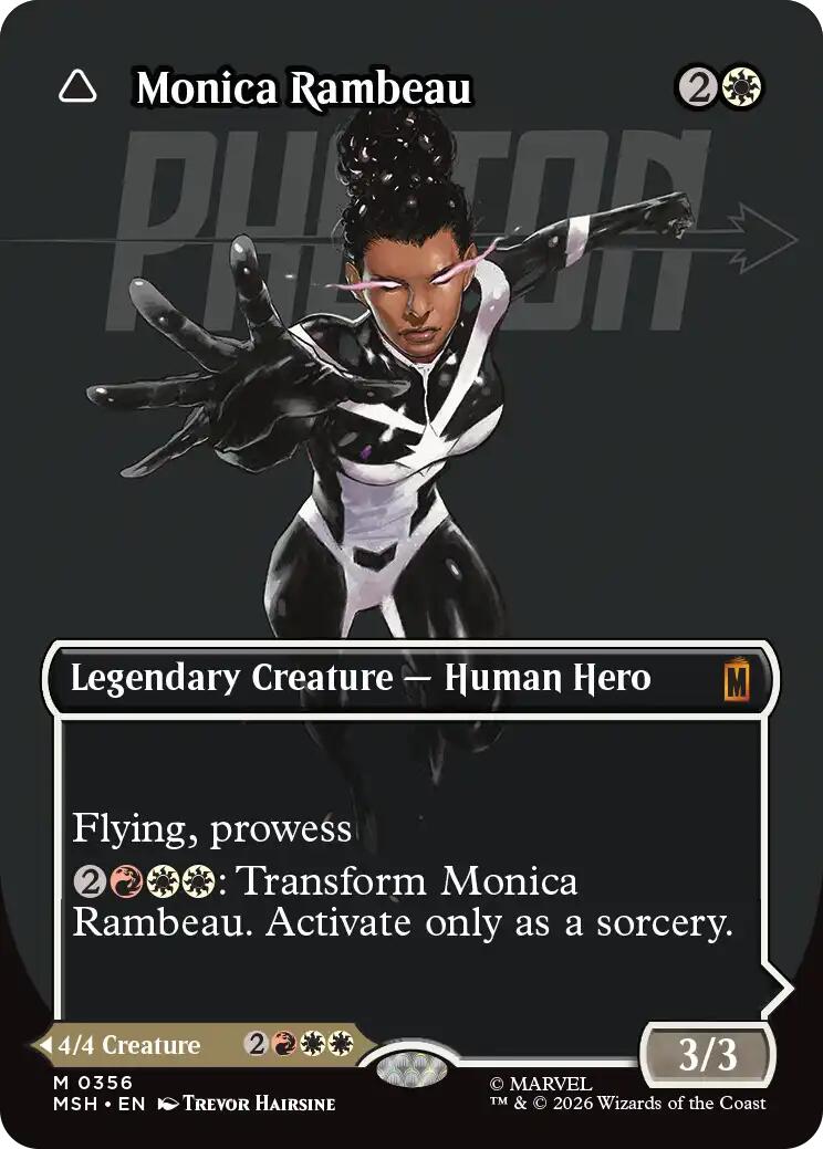 Monica Rambeau (Borderless) (0356) (MSH - 356) - Marvel Super Heroes - Mythic - Normal