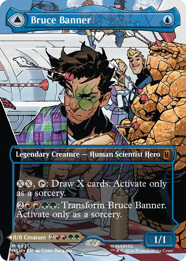 Bruce Banner (Borderless) (0331) (MSH - 331) - Marvel Super Heroes - Mythic - Normal