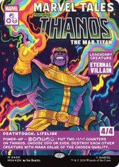 Thanos, The Mad Titan (Borderless) (0400) (MSH - 400) - Marvel Super Heroes - Mythic - Foil