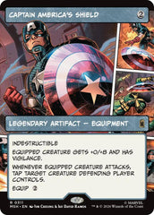 Captain America's Shield (Borderless) (0311) (MSH - 311) - Marvel Super Heroes - Rare - Normal