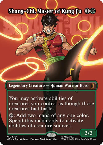 Shang-Chi, Master of Kung Fu (Borderless) (0370) (MSH - 0370) - Marvel Super Heroes - Mythic - Normal