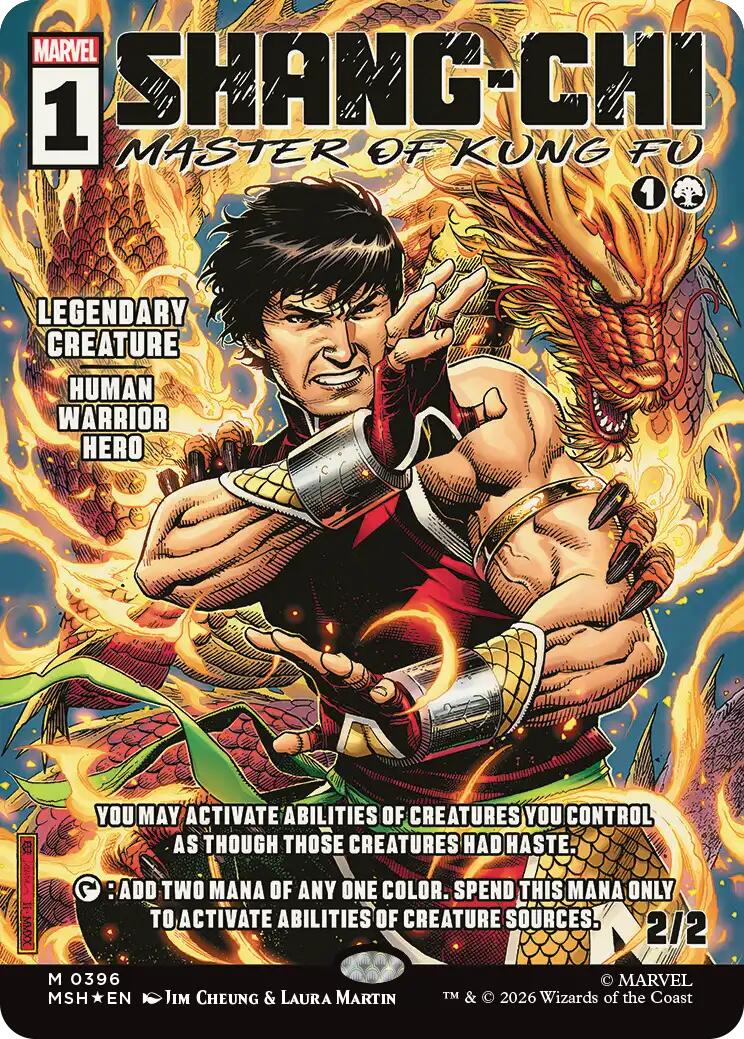 Shang-Chi, Master of Kung Fu (Borderless) (0396) (MSH - 0396) - Marvel Super Heroes - Mythic - Foil