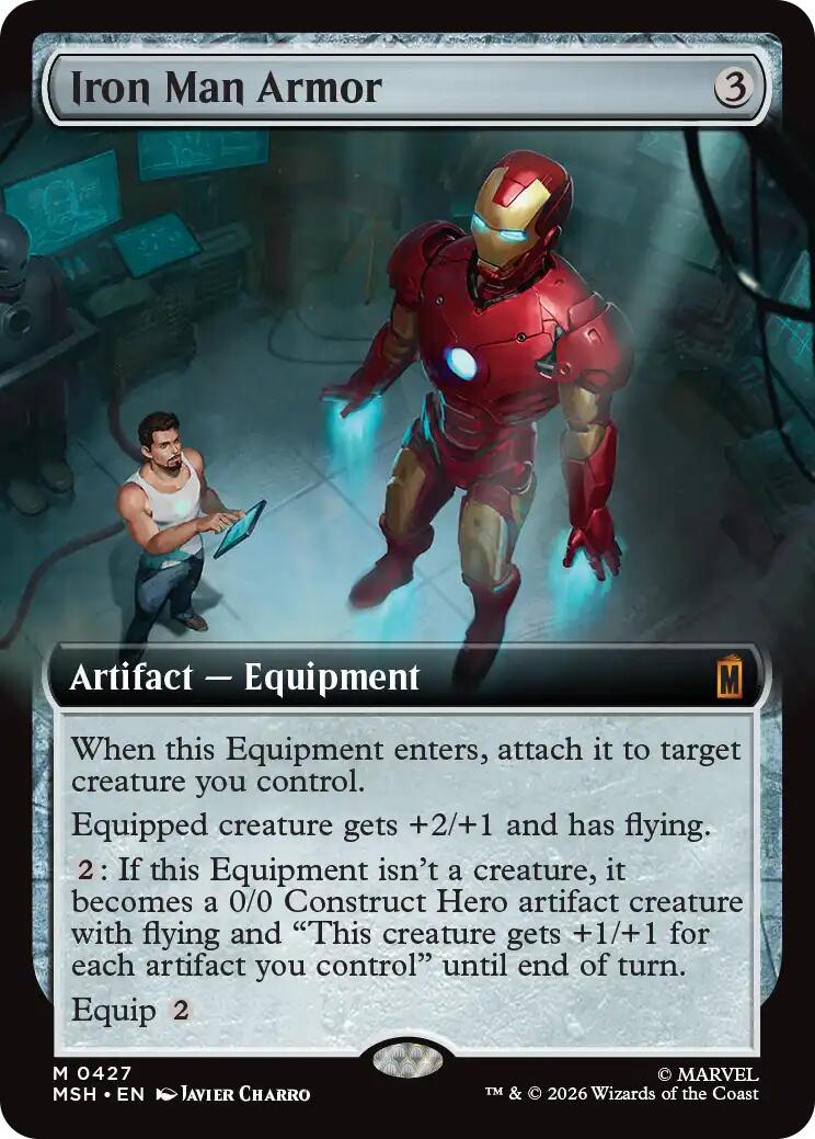 Iron Man Armor (Extended Art) (MSH - 427) - Marvel Super Heroes - Mythic - Normal