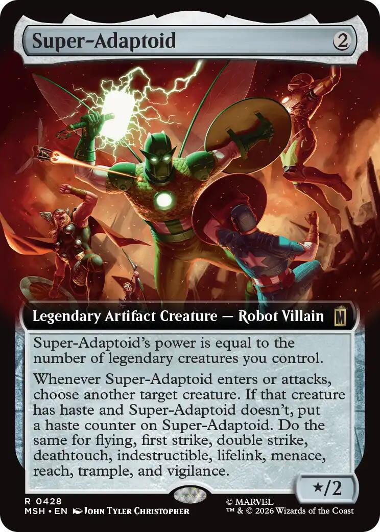 Super-Adaptoid (Extended Art) (MSH - 428) - Marvel Super Heroes - Rare - Normal