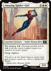 Amazing Spider-Girl (MSC - 583) - Commander: Marvel Super Heroes - Rare - Foil