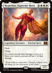 Hyperion, Supreme Hero (MSC - 599) - Commander: Marvel Super Heroes - Mythic - Foil