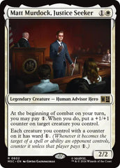 Matt Murdock, Justice Seeker (MSC - 602) - Commander: Marvel Super Heroes - Rare - Foil