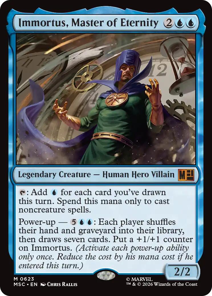 Immortus, Master of Eternity (MSC - 623) - Commander: Marvel Super Heroes - Mythic - Foil