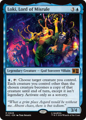 Loki, Lord of Misrule (MSC - 628) - Commander: Marvel Super Heroes - Mythic - Foil