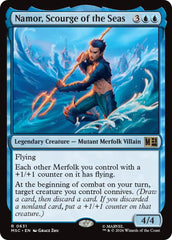 Namor, Scourge of the Seas (MSC - 631) - Commander: Marvel Super Heroes - Rare - Foil