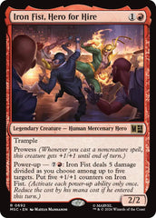 Iron Fist, Hero for Hire (MSC - 692) - Commander: Marvel Super Heroes - Rare - Normal