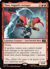 Thor, Asgard's Avenger (MSC - 756) - Commander: Marvel Super Heroes - Rare - Foil
