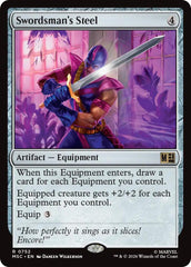 Swordsman's Steel (MSC - 752) - Commander: Marvel Super Heroes - Rare - Foil