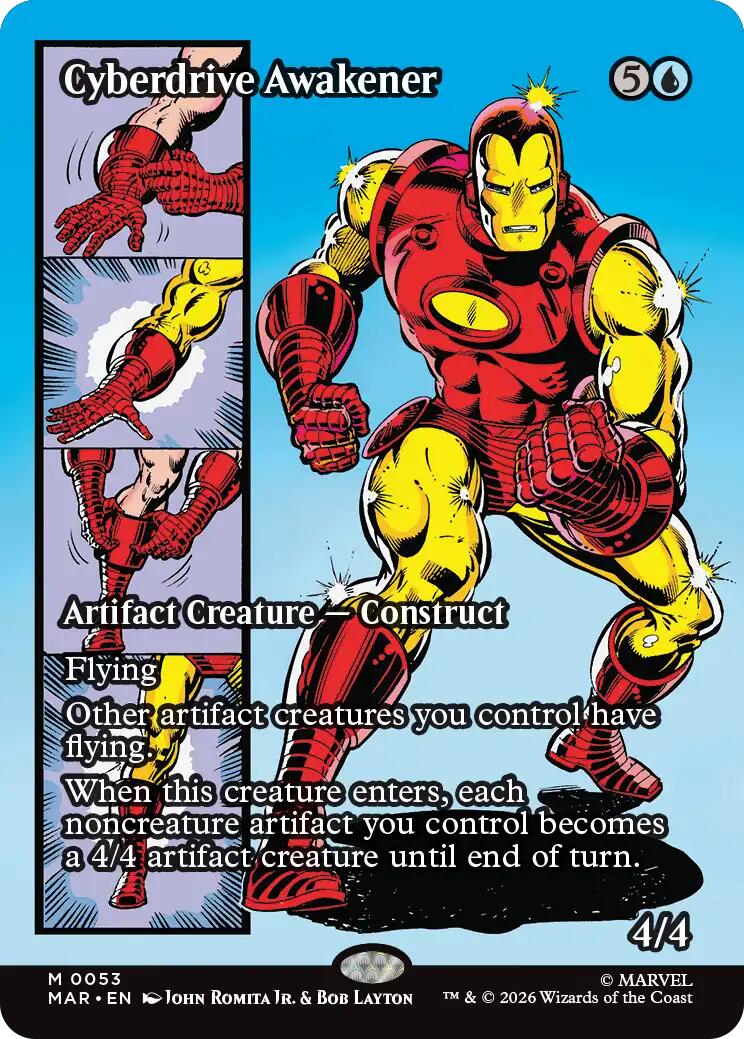 Cyberdrive Awakener (Borderless) (MAR - 53) - Marvel Universe Eternal-Legal - Mythic - Normal