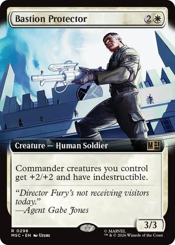 Bastion Protector (Extended Art) (MSC - 296) - Commander: Marvel Super Heroes - Rare - Normal