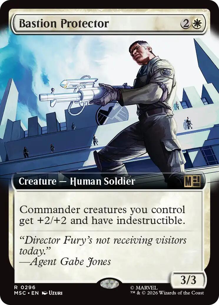 Bastion Protector (Extended Art) (MSC - 296) - Commander: Marvel Super Heroes - Rare - Normal