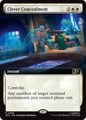 Clever Concealment (Extended Art) (MSC - 298) - Commander: Marvel Super Heroes - Rare - Normal