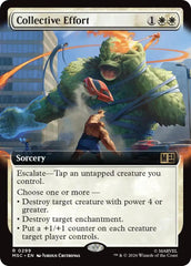 Collective Effort (Extended Art) (MSC - 299) - Commander: Marvel Super Heroes - Rare - Normal