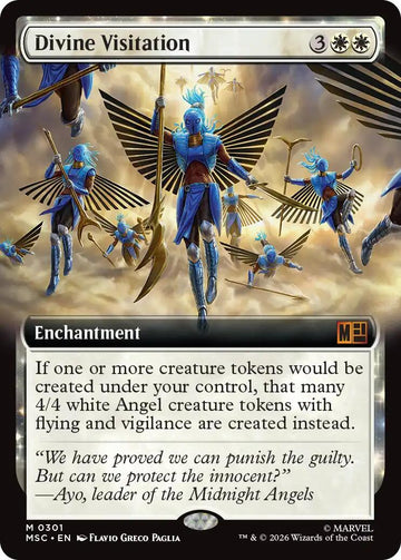 Divine Visitation (Extended Art) (MSC - 301) - Commander: Marvel Super Heroes - Mythic - Normal
