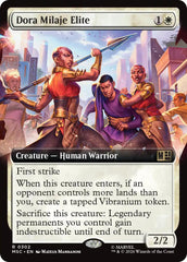 Dora Milaje Elite (Extended Art) (MSC - 302) - Commander: Marvel Super Heroes - Rare - Normal