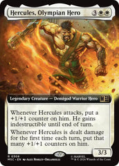 Hercules, Olympian Hero (Extended Art) (MSC - 308) - Commander: Marvel Super Heroes - Rare - Normal
