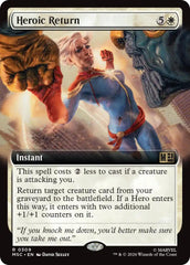 Heroic Return (Extended Art) (MSC - 309) - Commander: Marvel Super Heroes - Rare - Normal